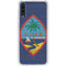 Guam Flag Dark Wood Galaxy A50 Clear Case